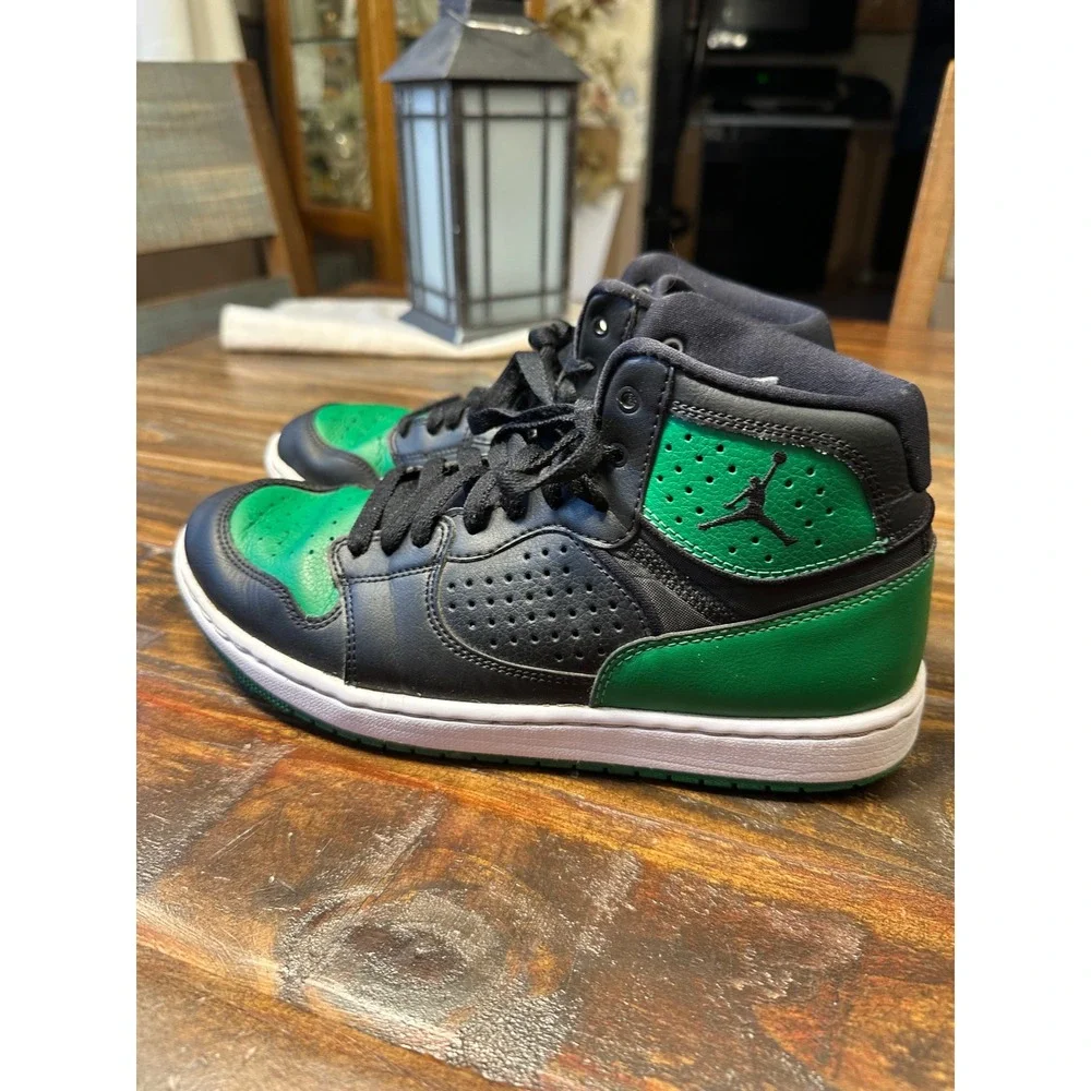 Jordan Jumpman Nike High Top Sneakers Black Green Men's US‎ 8 AR3762 013